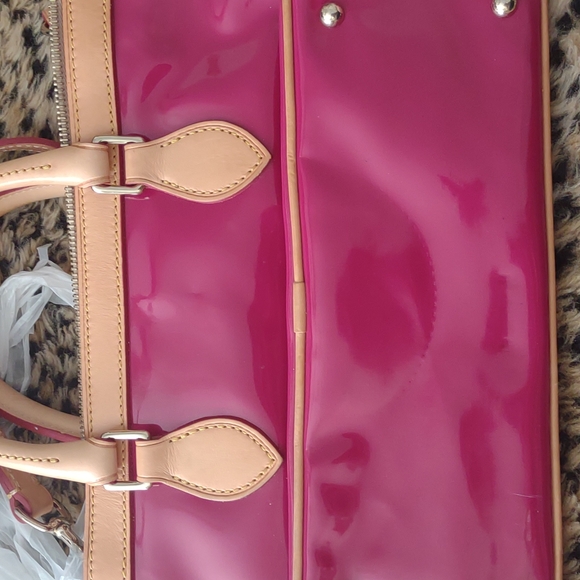 Dooney & Bourke Patent Satchel - Picture 10 of 11